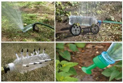 Поделки из пластиковых бутылок для сада и огорода, фото и описание