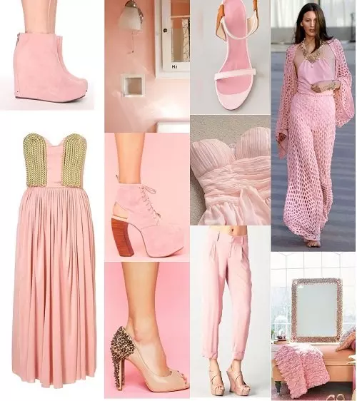 Какие туфли подойдут к розовому платью
