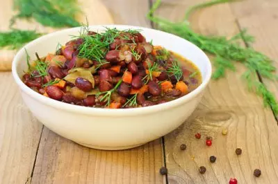 Лобио из красной фасоли, классический рецепт