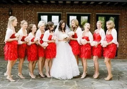 свадьба в красном стиле фото