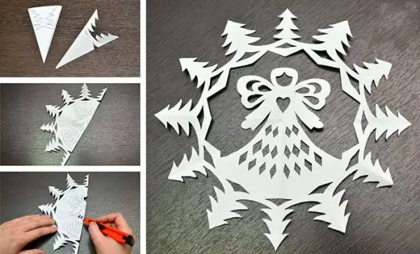 Как сделать оригинальные снежинки из бумаги на Новый год (фото)