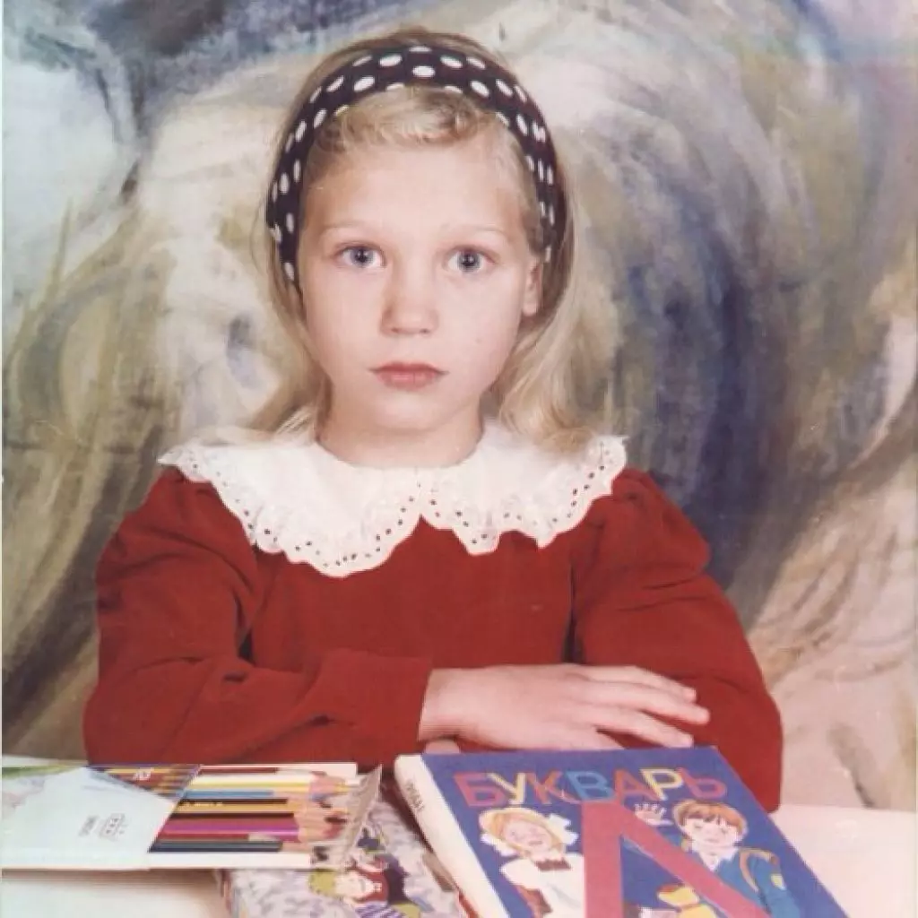 Кристина Асмус в детстве