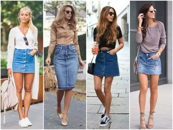 Советы стилистов, с чем носить весной и летом 2023 года джинсовую юбку
