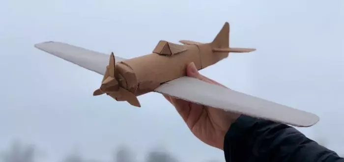 самолеты из бумаги и картона