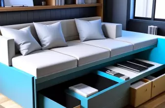 📦Умный дизайн: как использовать ящики в диване для оптимизации пространства